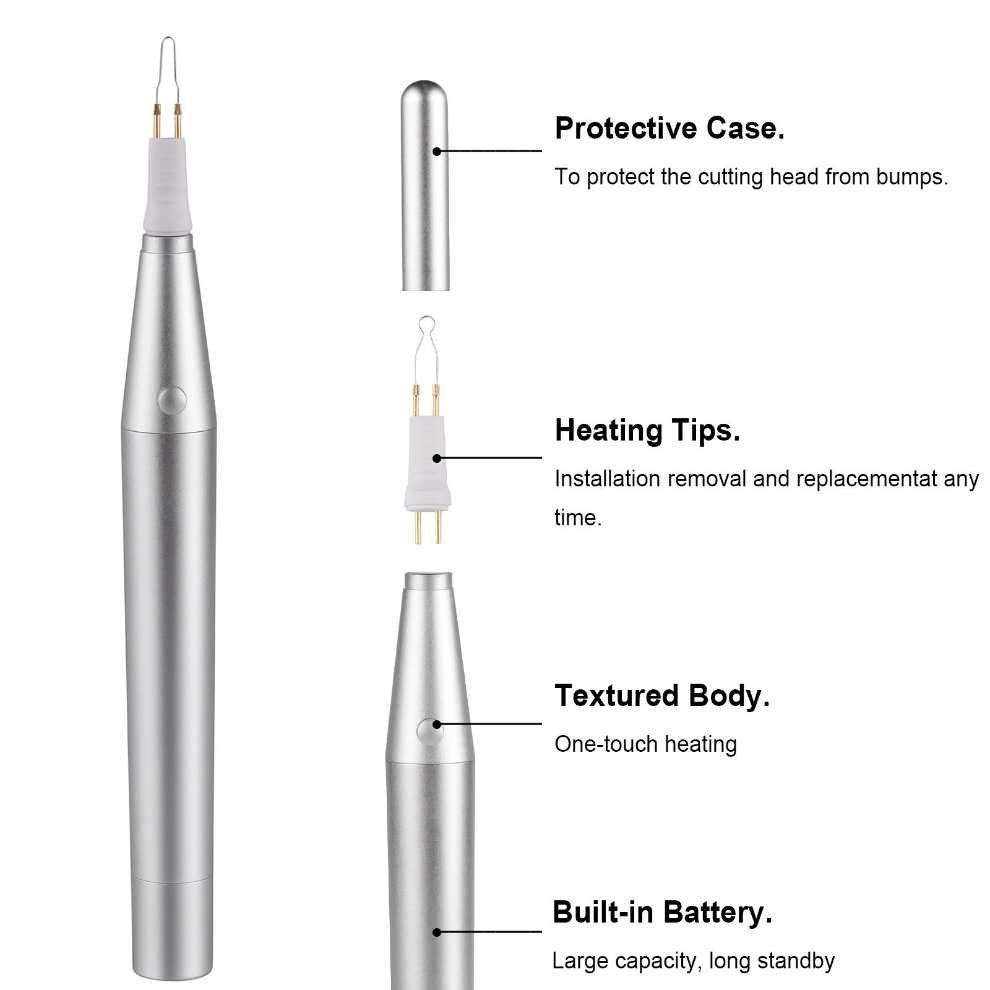 Dental Cordless Endodontic Gutta Percha Cutter with 8 Heating Tips